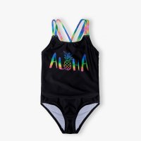 14SWIM 18T: Strappy Swimsuit With Gradient Print (8-14 Years)
